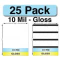 10 Mil Gloss Full Sheet Laminate Combo Pack