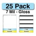 7 Mil Gloss Full Sheet Laminate Combo Pack