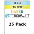 10 Mil Laser Teslin TS1000 Sheets 25 pack