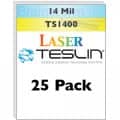 Teslin TS1400 (SP1400TS) - 14 Mil Laser Teslin - 25 Pack