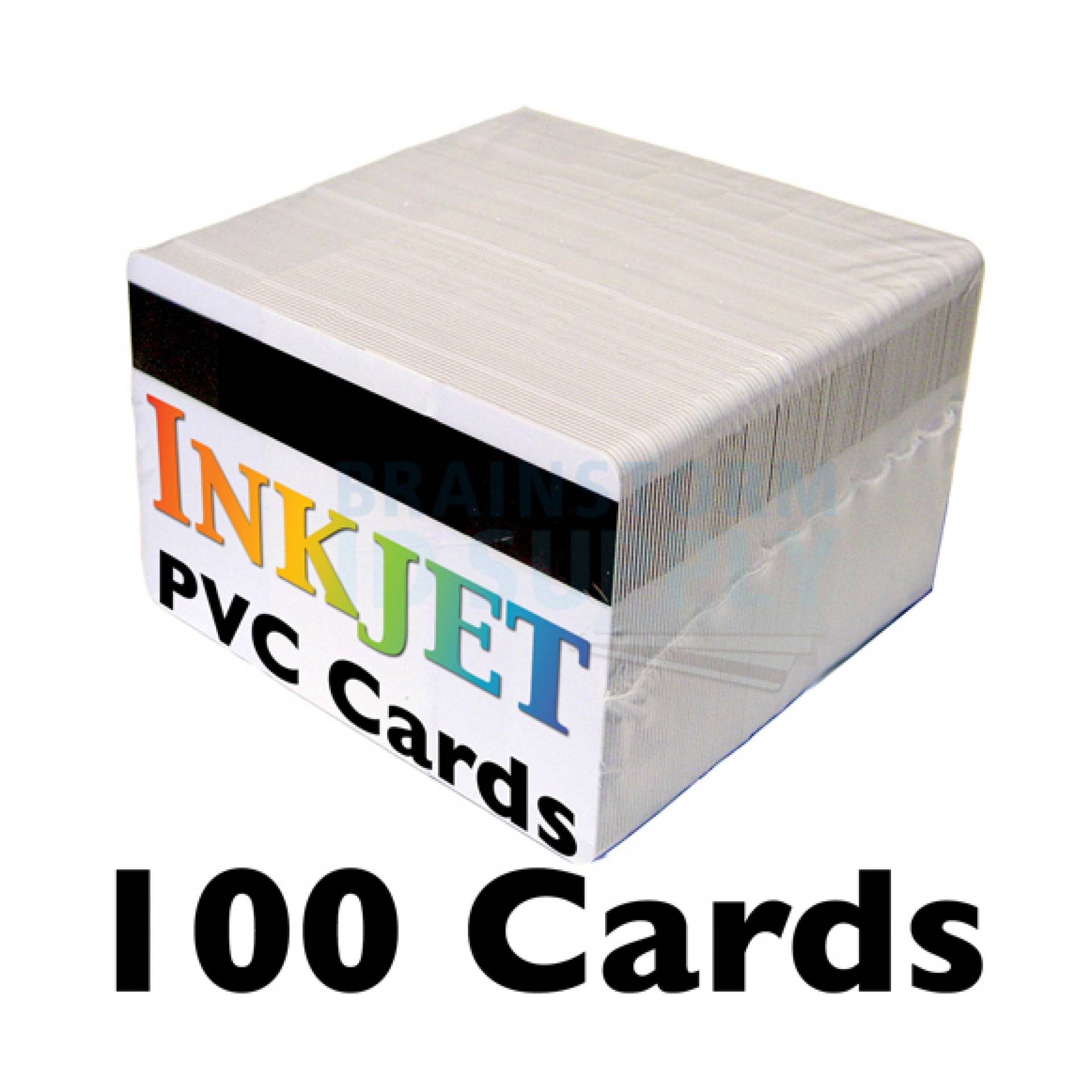 PVC Card Printing Kit - Includes Printer, 100 PVC Cards, and Printing Tray