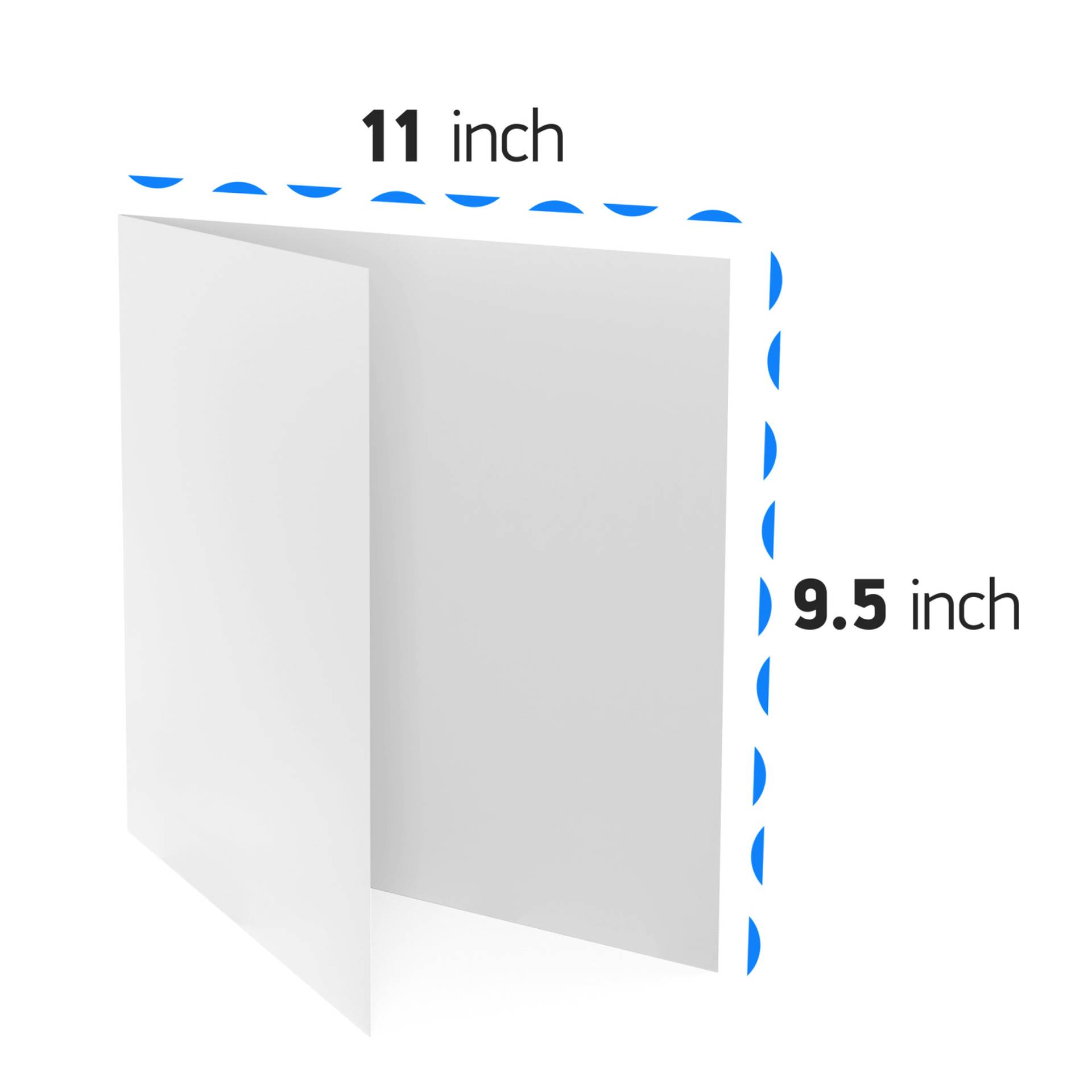 Letter-size lamination carrier shown with 11-inch by 8.5-inch dimensions