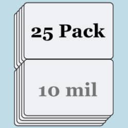 10 mil Matte Butterfly Pouches - 25 Pack