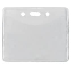 Horizontal Badge Holder w/ Slot & Chain Holes