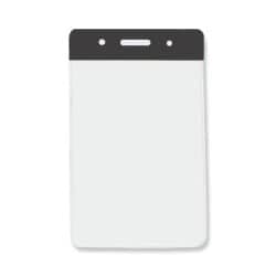 Vertical Badge Holder with Colored Bar
