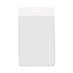Vertical Badge Holder with White Color Bar