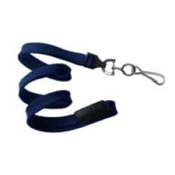 3/8" Flat Braid Breakaway Lanyard w/ Swivel J-Hook