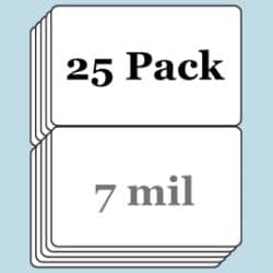 7 mil Butterfly Pouches - 25 Pack