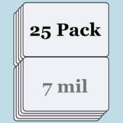 7 mil Matte Butterfly Pouches - 25 Pack