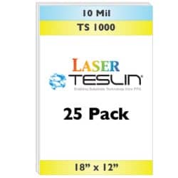Laser Teslin Synthetic Paper (18 x 12) - 25 Pack