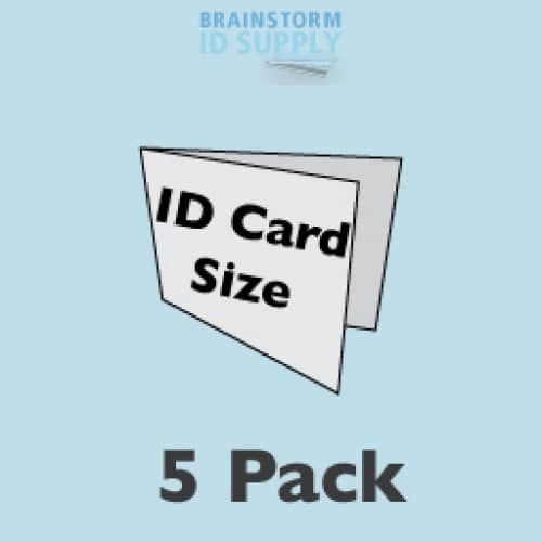 ID Card Size Lamination Carrier - 5 Pack