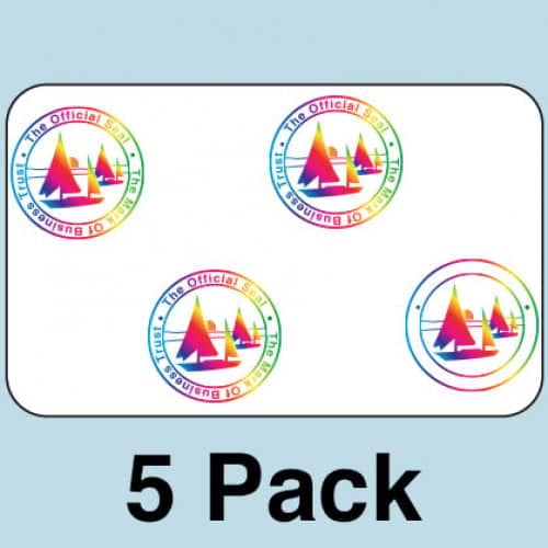 Mark of Business Hologram Overlays (with UV Eagle) - 5 Pack