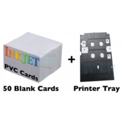 50 Card Inkjet PVC ID Kit