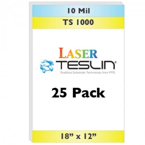 Laser Teslin Synthetic Paper (18 x 12) - 25 Pack