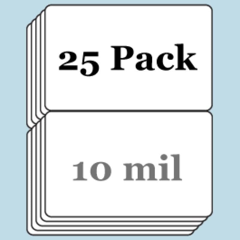 10 mil Butterfly Pouches - 25 Pack