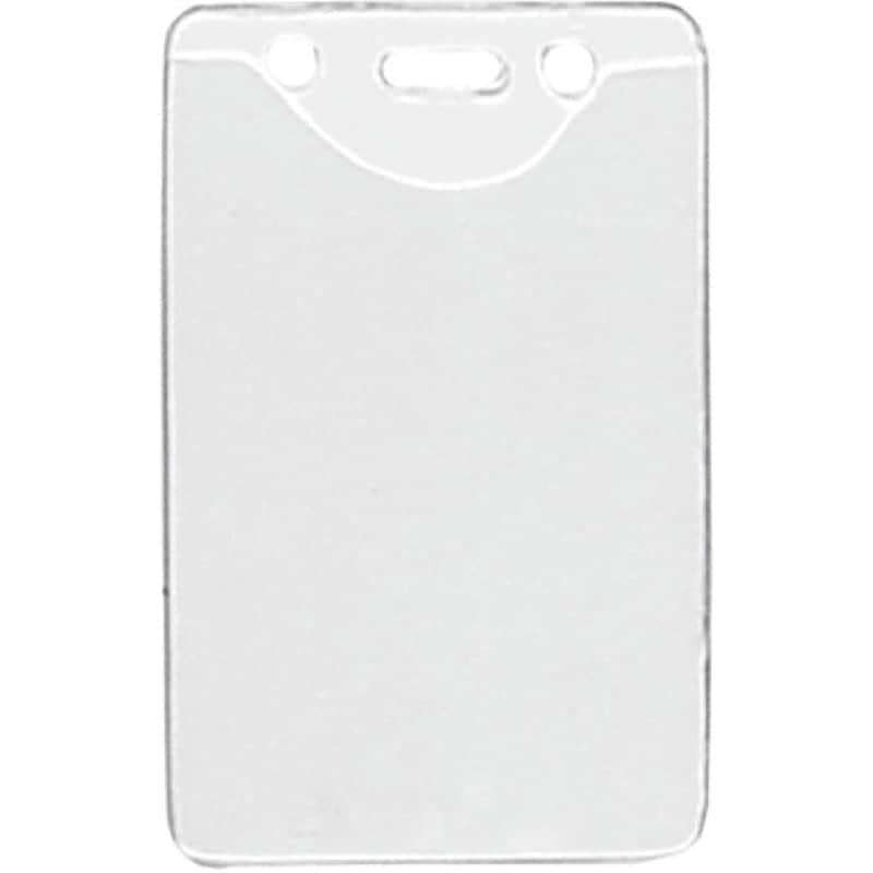 Vertical Badge Holder w/ Slot & Chain Holes