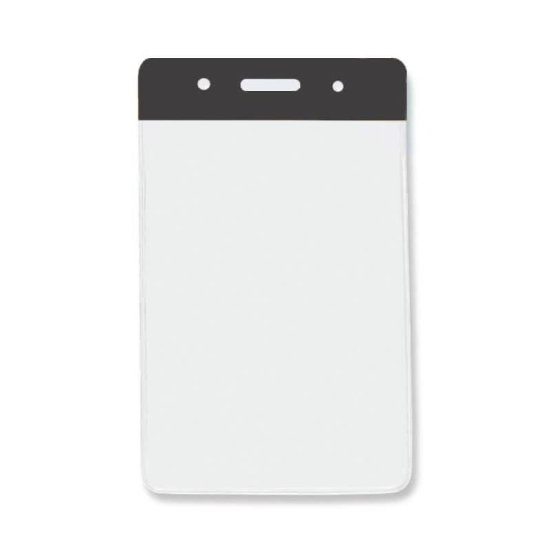 Vertical Badge Holder with Colored Bar