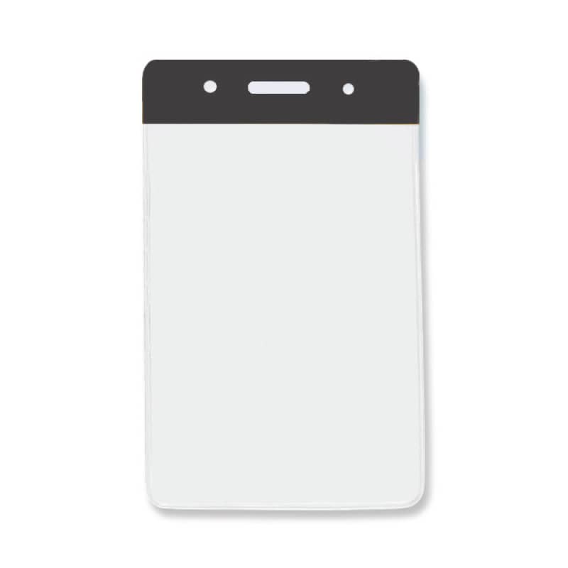 Vertical Badge Holder with Colored Bar