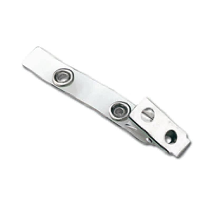 Strap Clip with 2 Hole Bulldog Clip - 2 3/4"