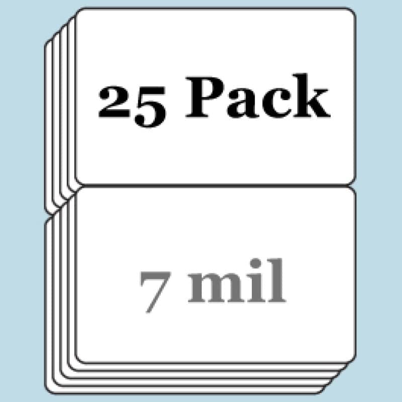 7 mil Butterfly Pouches - 25 Pack