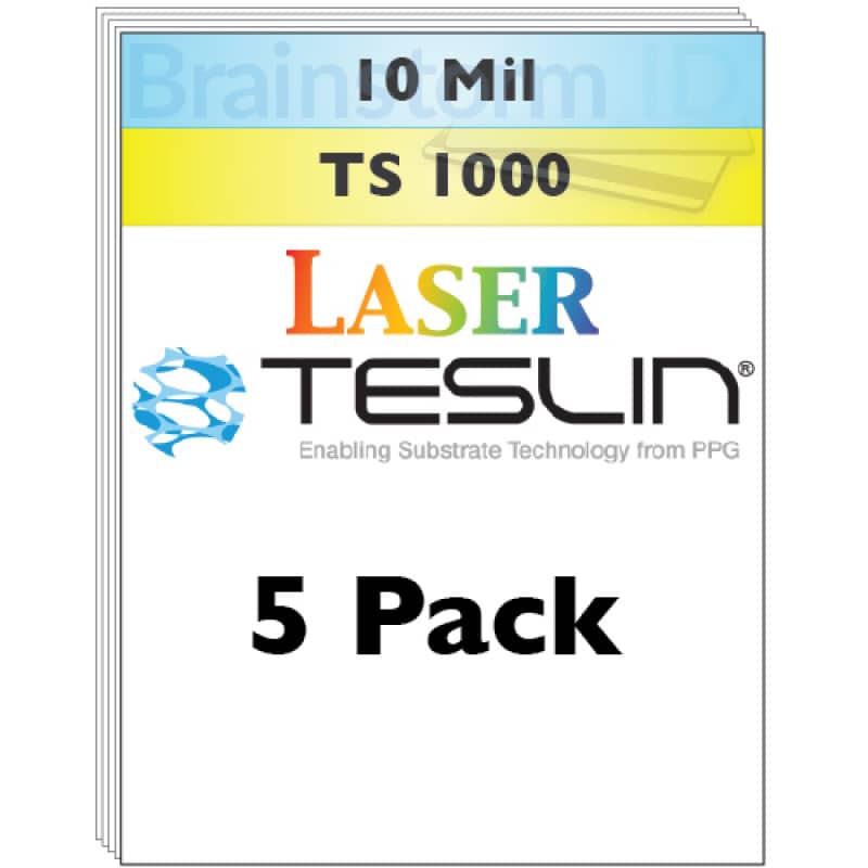 Laser Teslin Synthetic Paper - 5 Pack