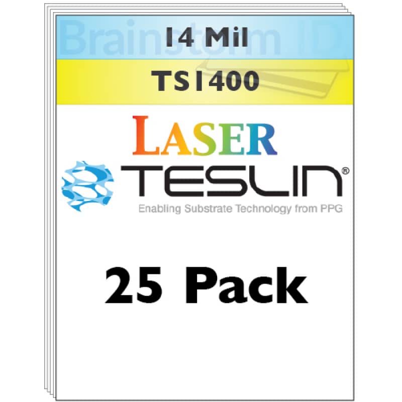 14 mil Laser Teslin Synthetic Paper - 25 Pack