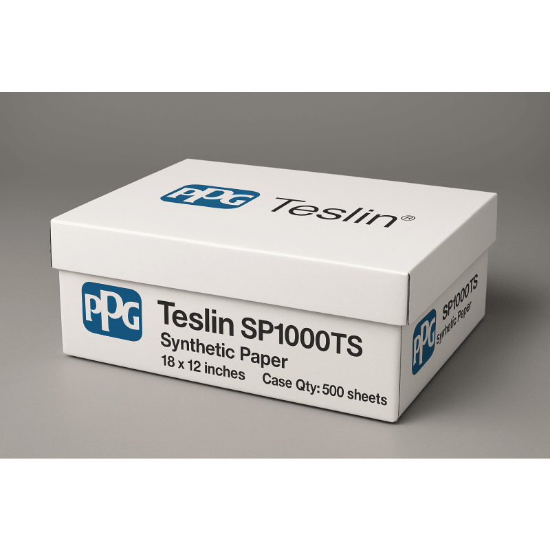 Teslin SP1000TS Synthetic Paper - 18" x 12" - Case (500 sheets)
