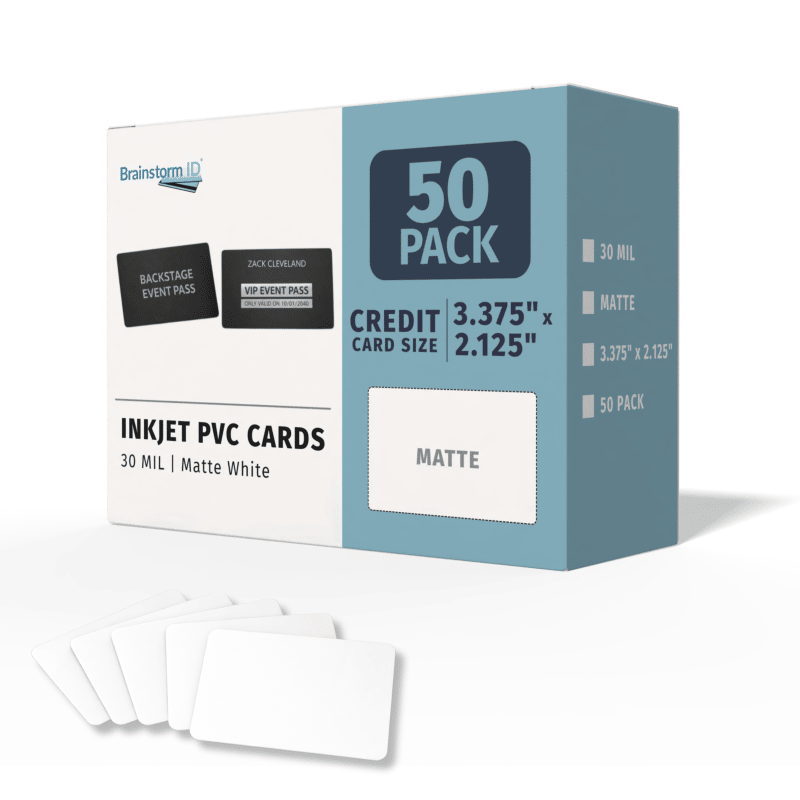 SwiftColor Compatible Inkjet PVC Cards - Large Format Credentials
