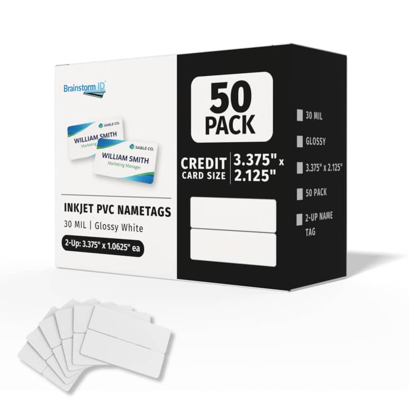 SwiftColor Compatible Inkjet PVC Cards - Large Format Credentials