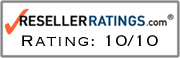 Rated 10/10 on at the ResellerRatings website