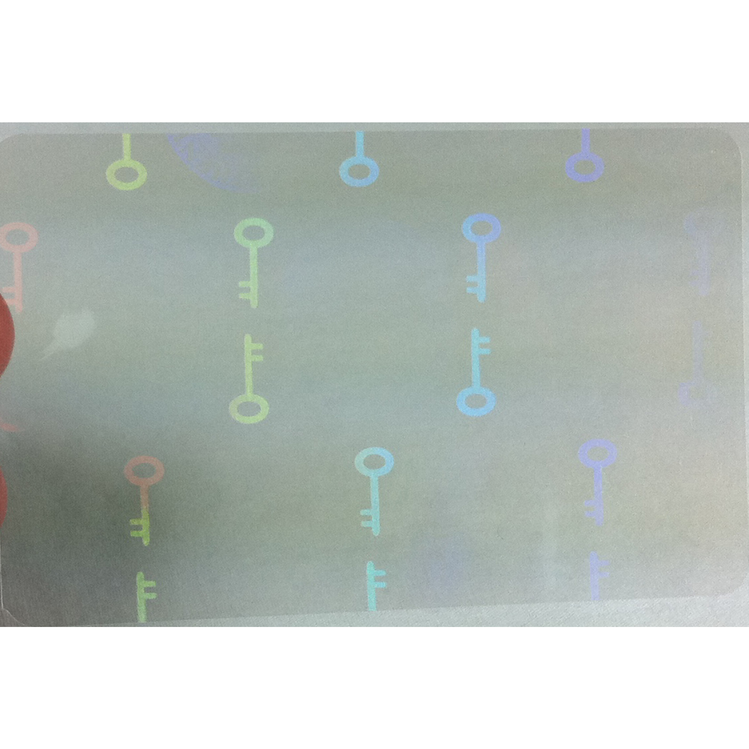 Seals & Keys Hologram Butterfly Pouch Laminates for Teslin ID Cards 
