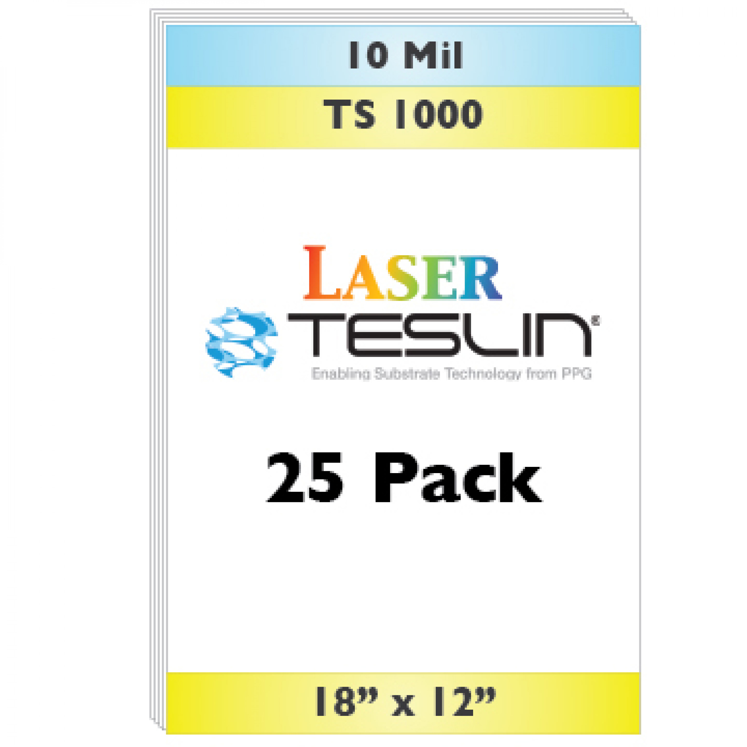 Waterproof Plastic ID Card 10 Sheets LASER Safe Teslin Synthetic Paper Title 