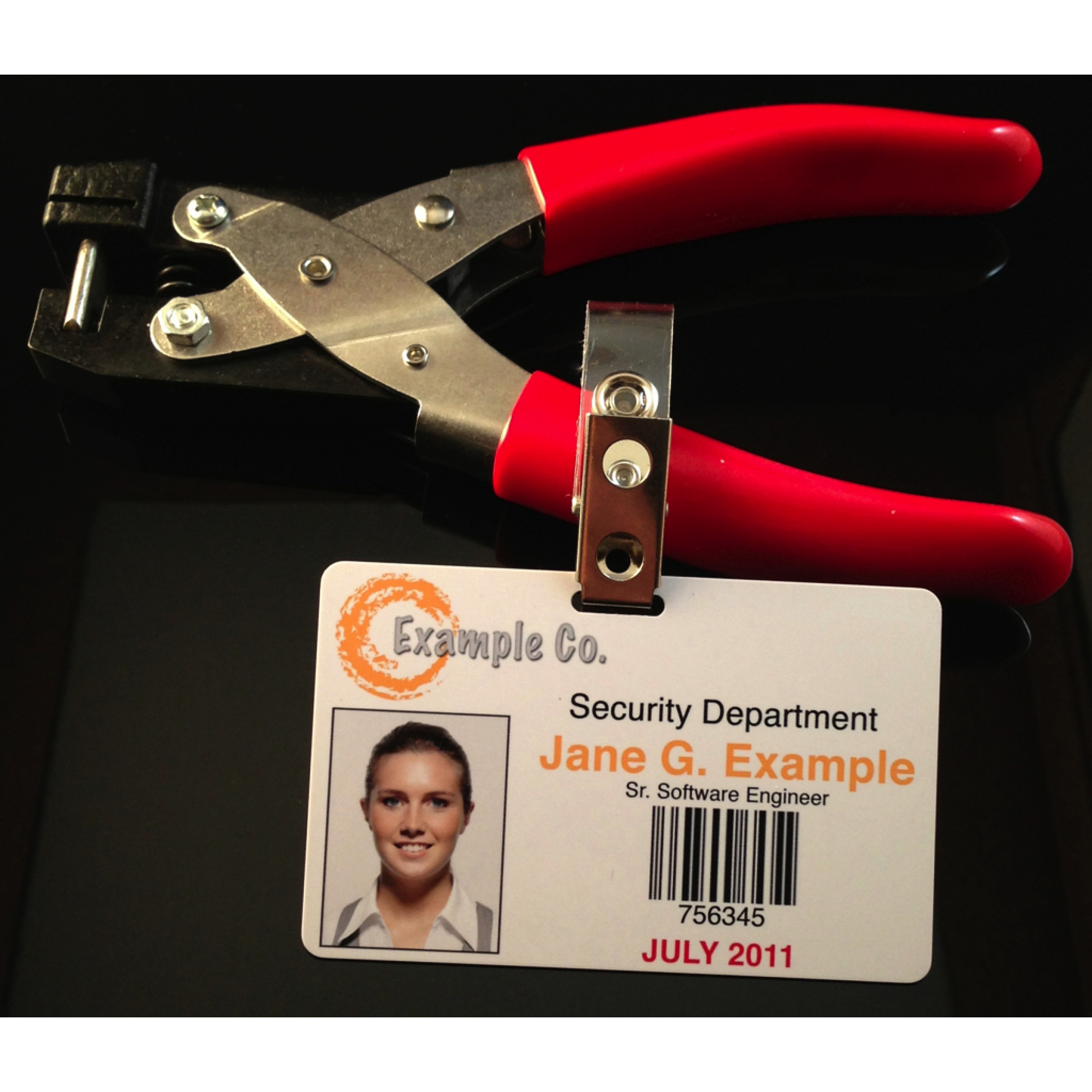 Id Card Clip Punching Machine