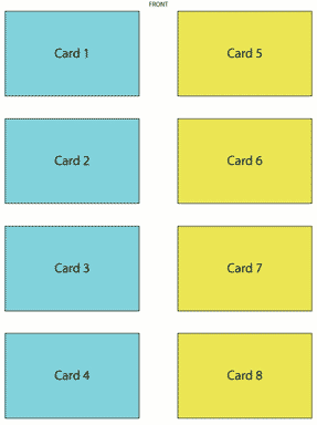 Vertical Blank ID Card Template in Publisher, Illustrator, MS Word, Pages -  Download