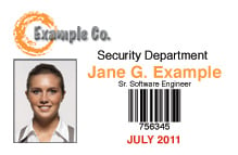 examples of id card templates